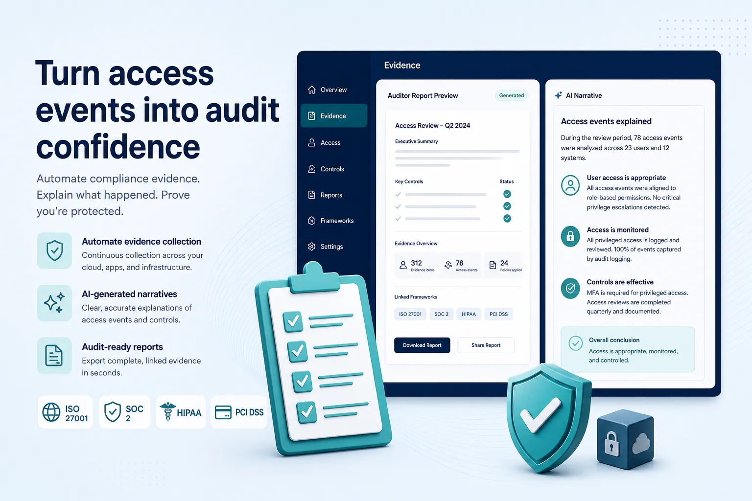Compliance Evidence Automation product visual