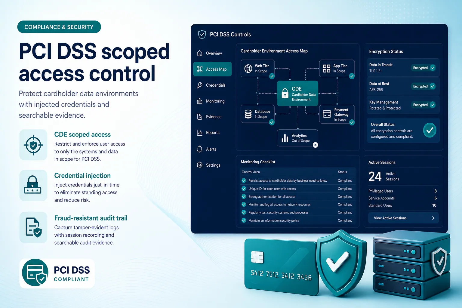 PCI DSS Payment Card Industry access controls - Zenxsys PCI DSS scoped access for cardholder data environments - Zenxsys