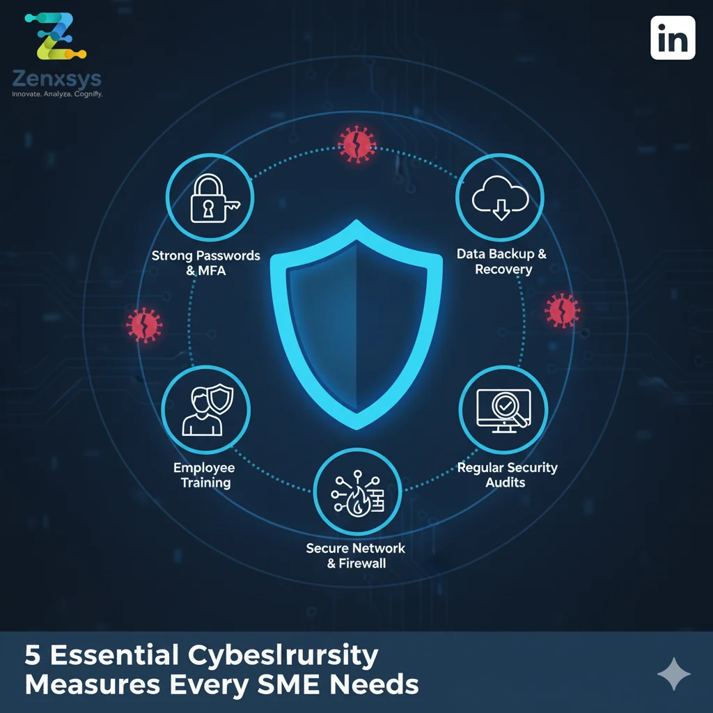 5 Essential Cybersecurity Measures Every SME Needs